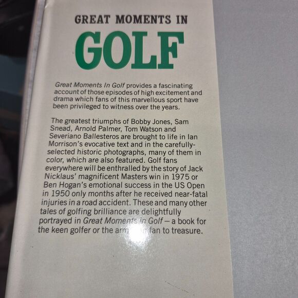 Great Moments in Golf, Ian Morrison 1987, 1986 British Open, and More. - Picture 10 of 15